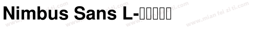 Nimbus Sans L字体转换